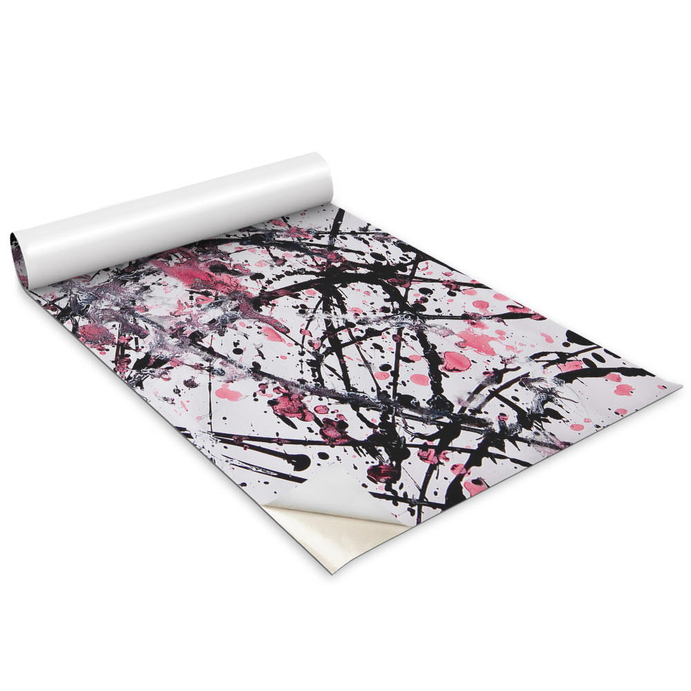 Fólie na nábytek Zeď mořená barvou