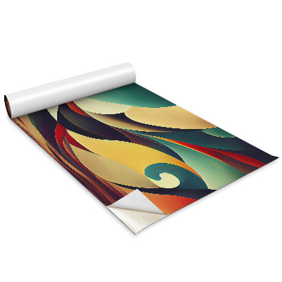 Samolepící tapeta na nábytek Abstraktní barevné vlny