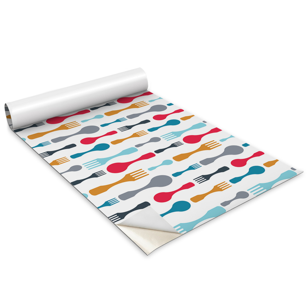 Renovační folie na nábytek Barevné příbory