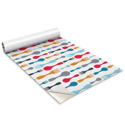 Renovační folie na nábytek Barevné příbory