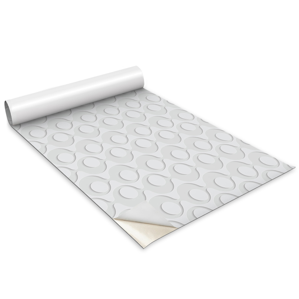 Samolepící tapeta na skříň Pravidelné kruhy