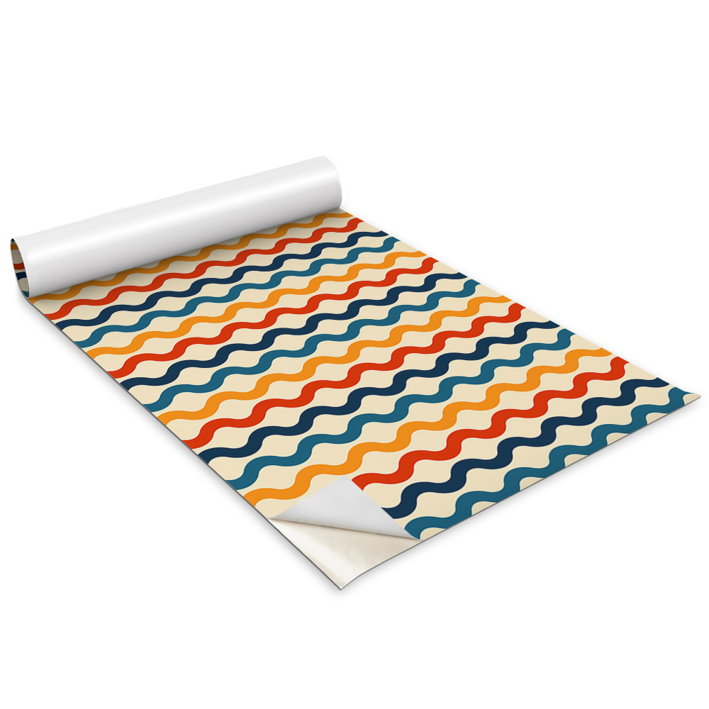 Renovační folie na nábytek Barevné boho vlny