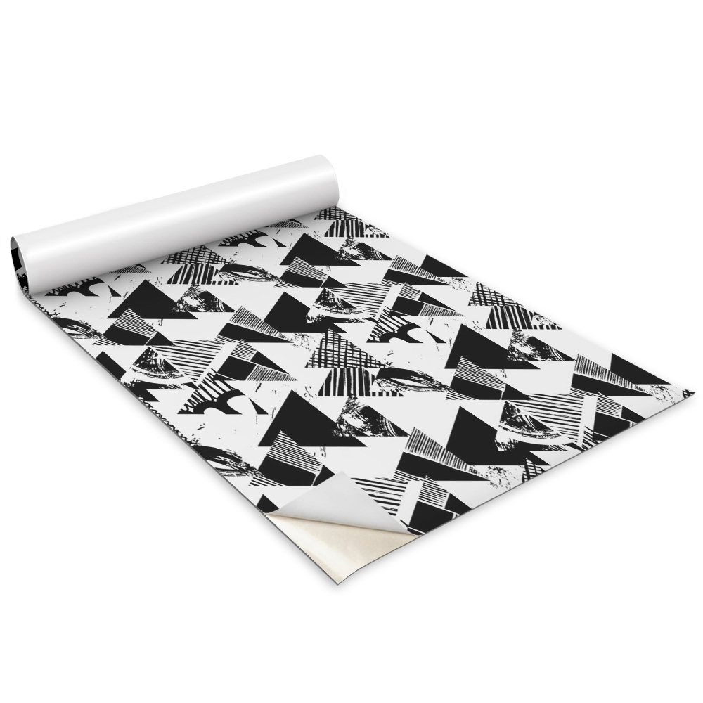 Renovační folie na nábytek Vzorované trojúhelníky