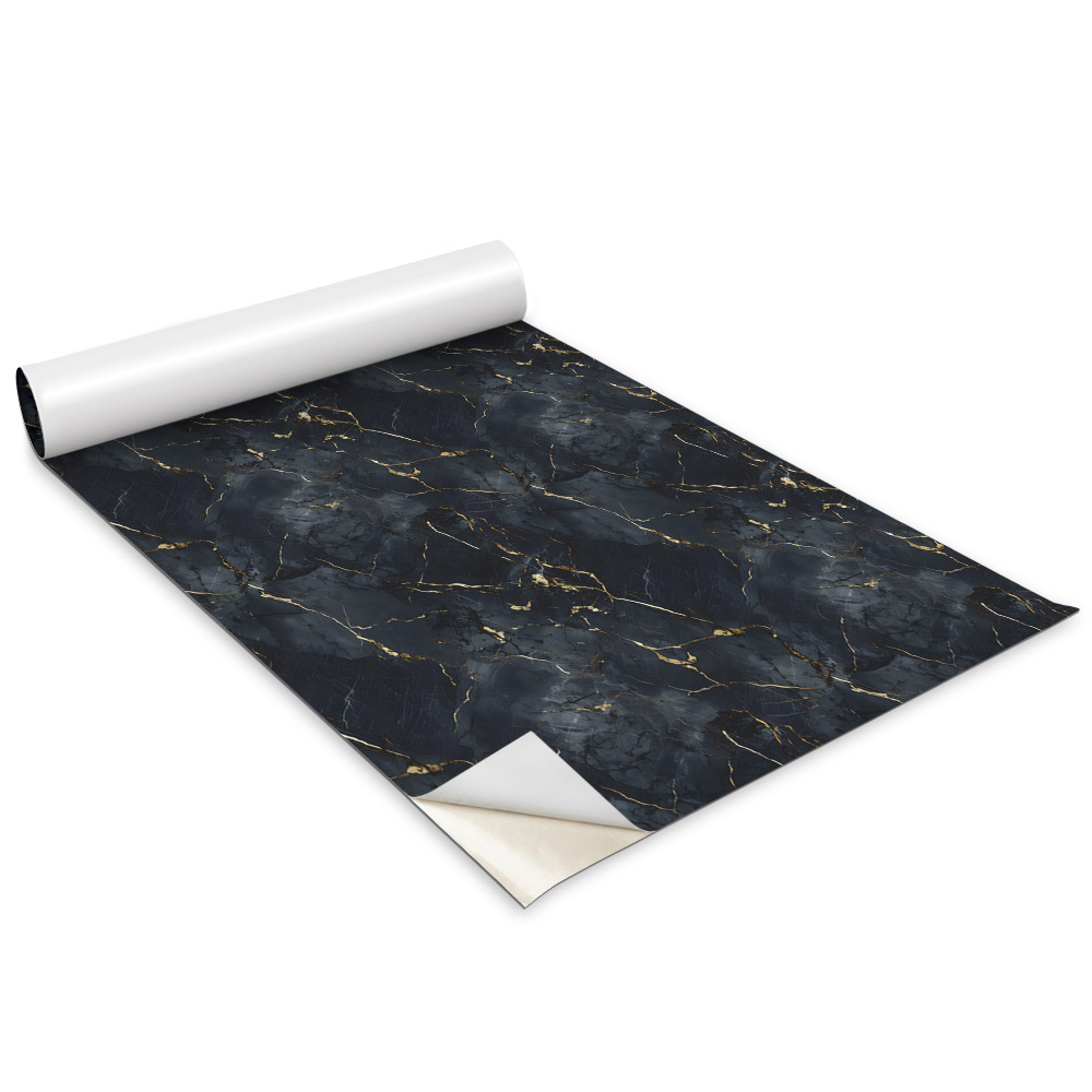 Renovační folie na nábytek Černý mramor