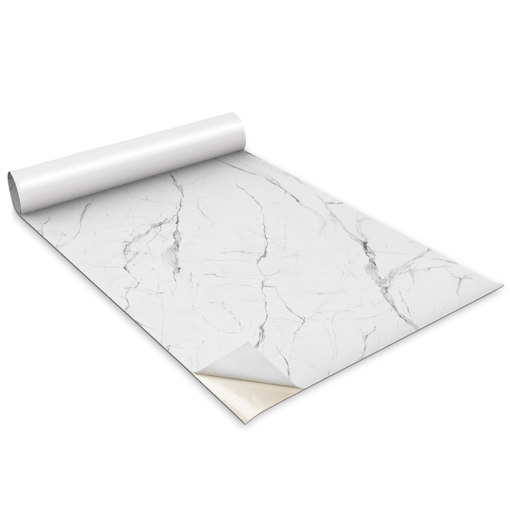 Renovační folie na nábytek Světlý mramor