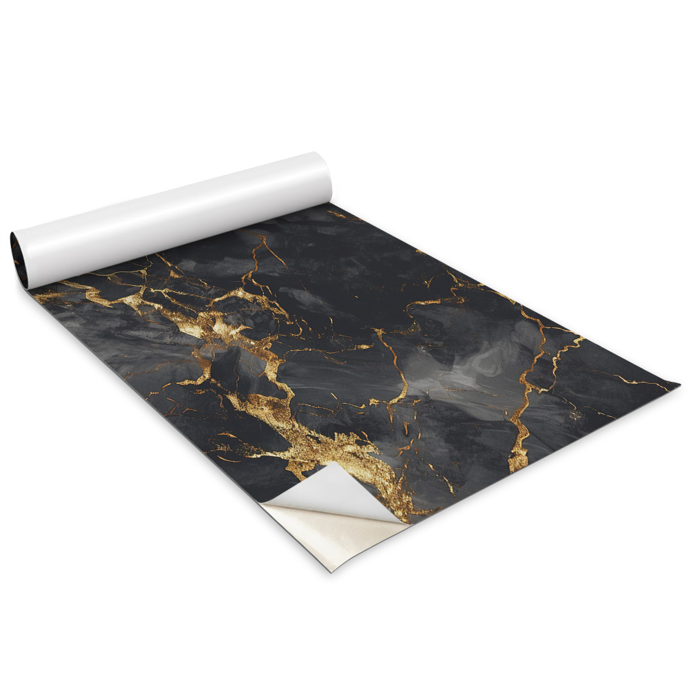 Samolepící tapeta na skříň Tmavá mramorová textura