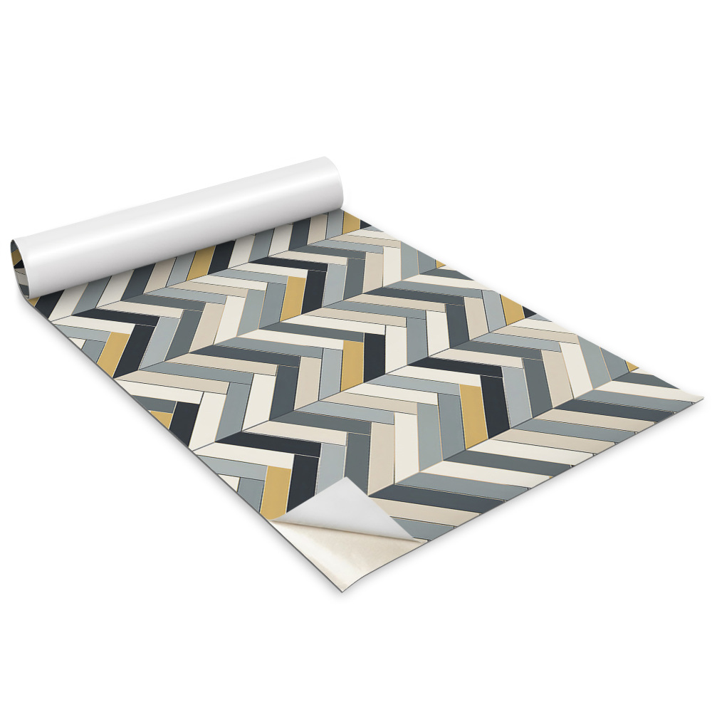 Fólie na nábytek Složení parketové struktury rybí kost