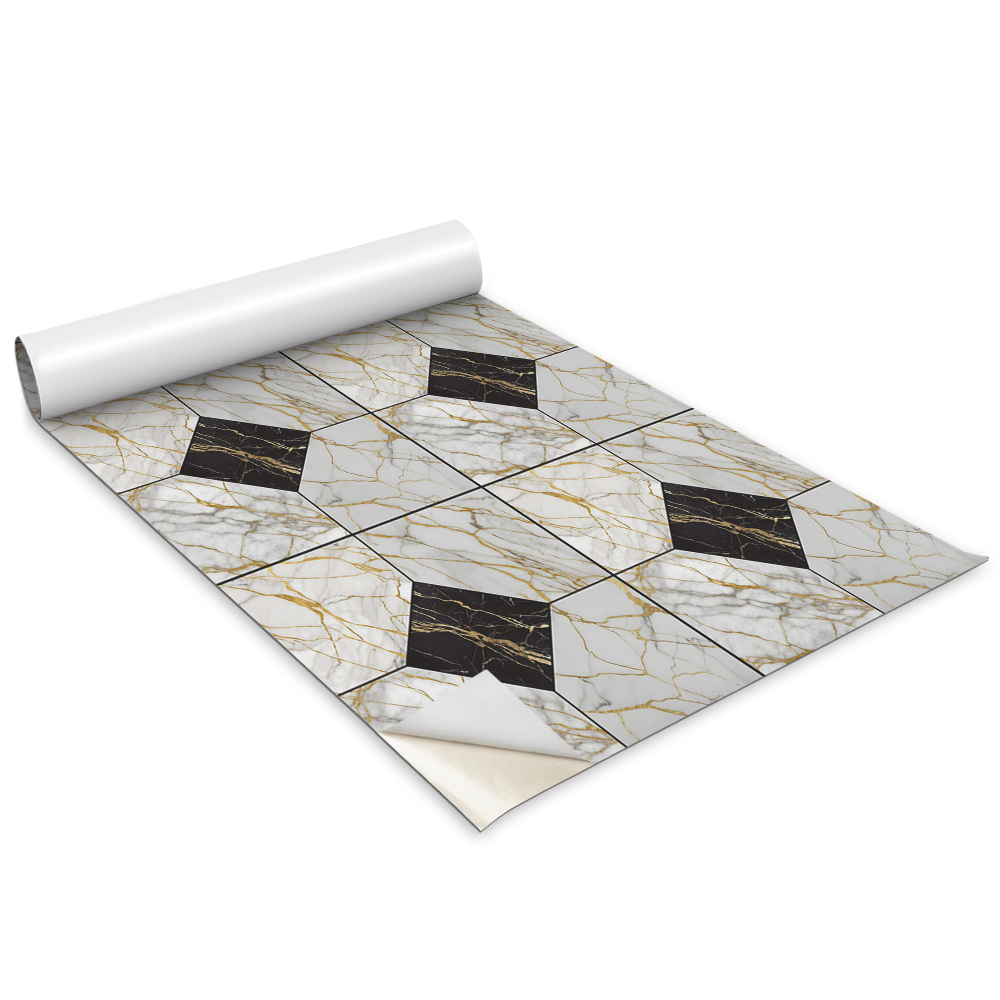 Samolepící tapeta na skříň Textura mramorové dlaždice