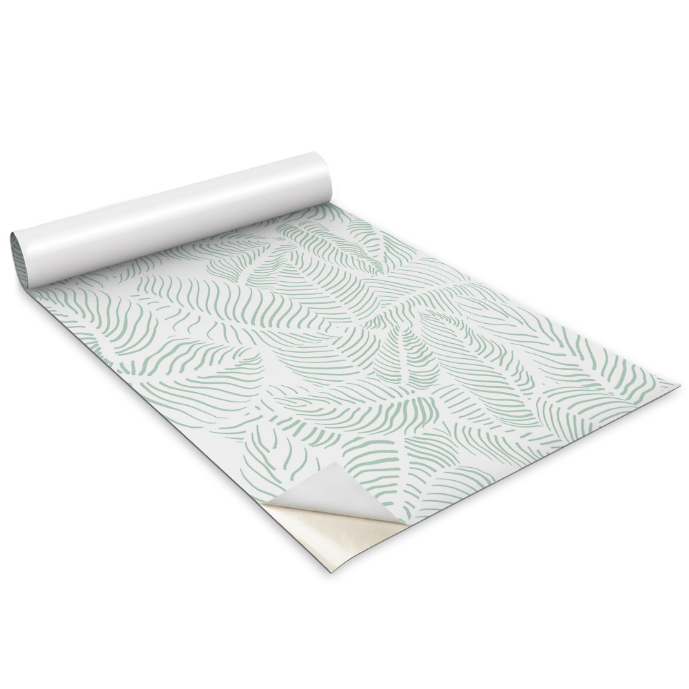 Renovační folie na nábytek Listy v boho stylu