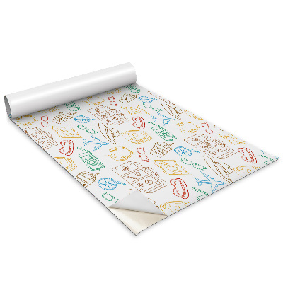 Fólie na nábytek Cestovní vzor