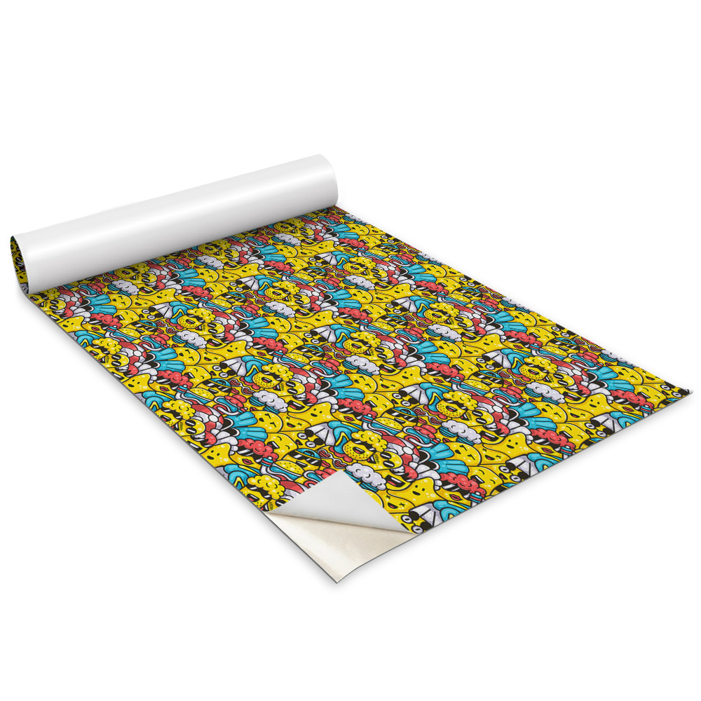 Samolepící tapeta na skříň Žlutí tvorové