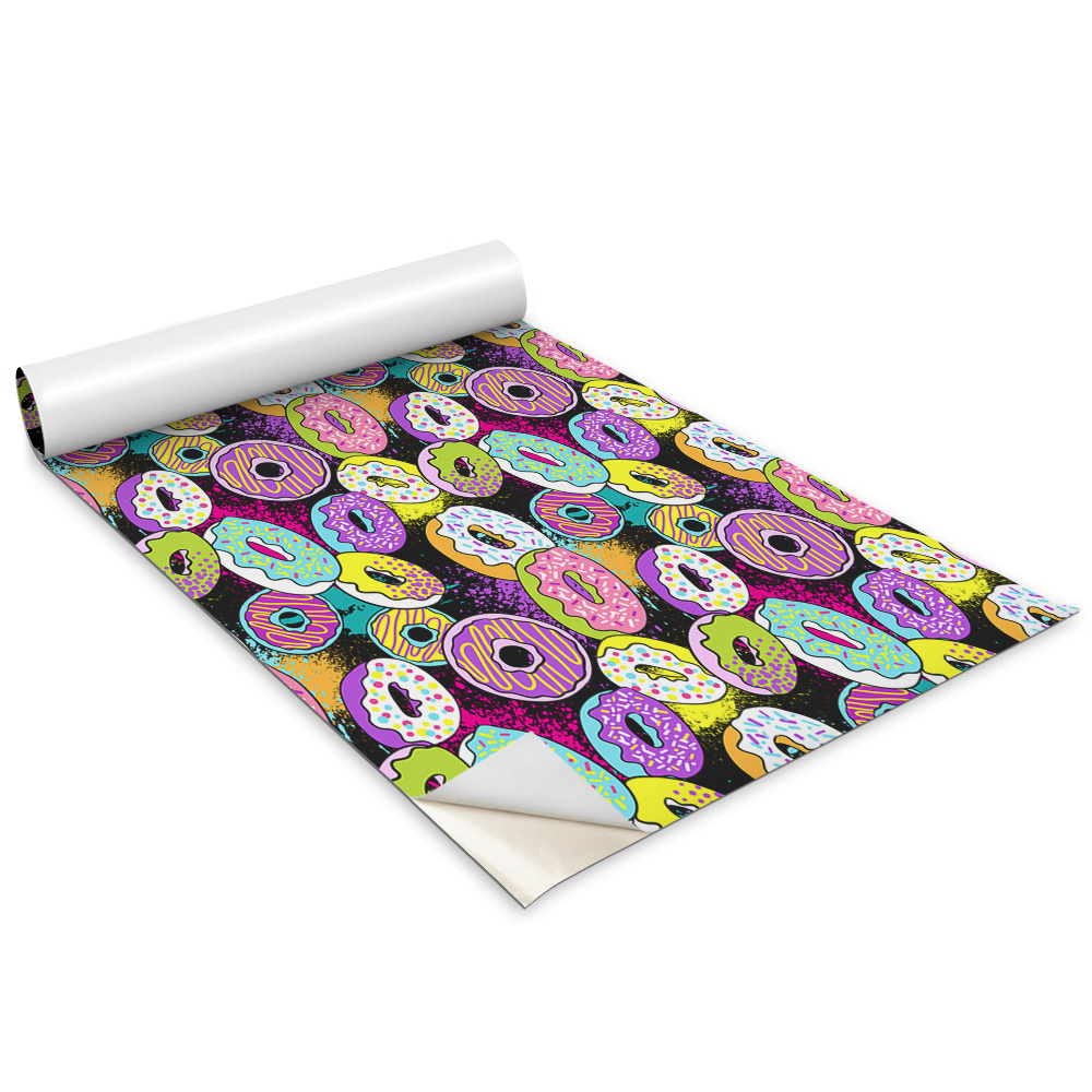 Samolepící tapeta na nábytek Barevné koblihy