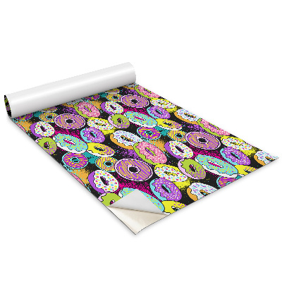 Samolepící tapeta na nábytek Barevné koblihy