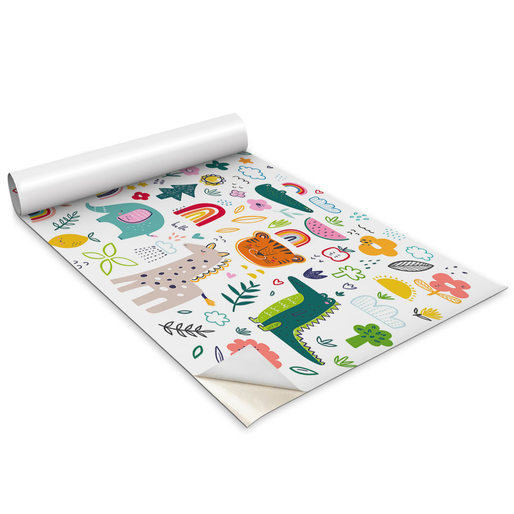 Renovační folie na nábytek Barevná zvířátka do dětského pokoje
