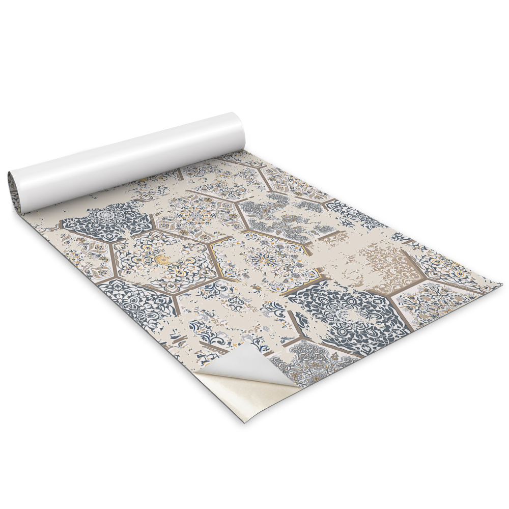 Samolepící tapeta na skříň Starý opotřebovaný vzor podlahy