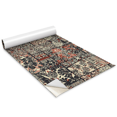 Samolepící tapeta na nábytek Aztécký vzor monstery