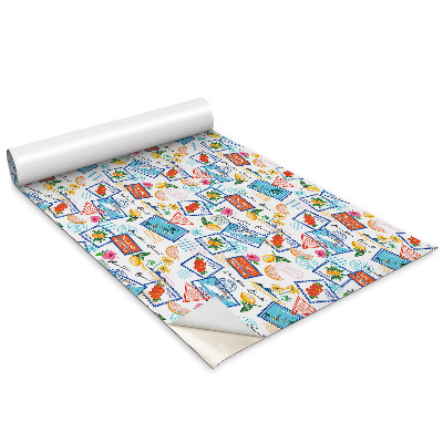 Samolepící tapeta na nábytek Pohlednice z dovolené