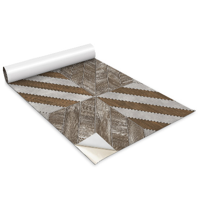 Renovační folie na nábytek Dřevěný šachovnicový vzor