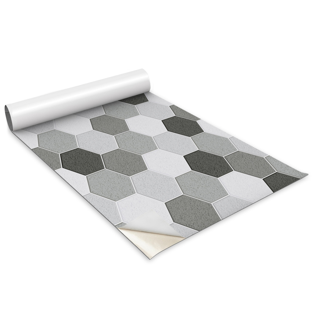 Samolepící tapeta na nábytek Šedé šestiúhelníky