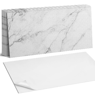 Obkladový panel do kuchyně Elegantní bílý mramor