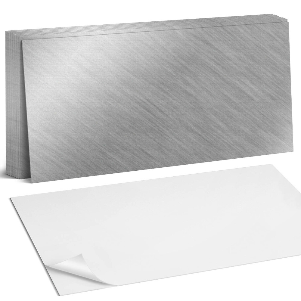 Nástěnný panel za linku Textura kovového povrchu