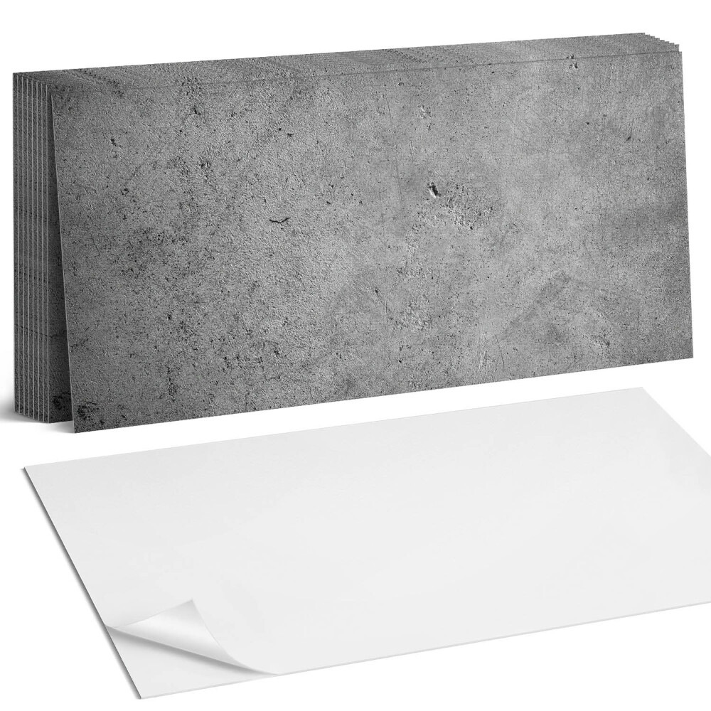 Nástěnný panel za linku Textura surového betonu