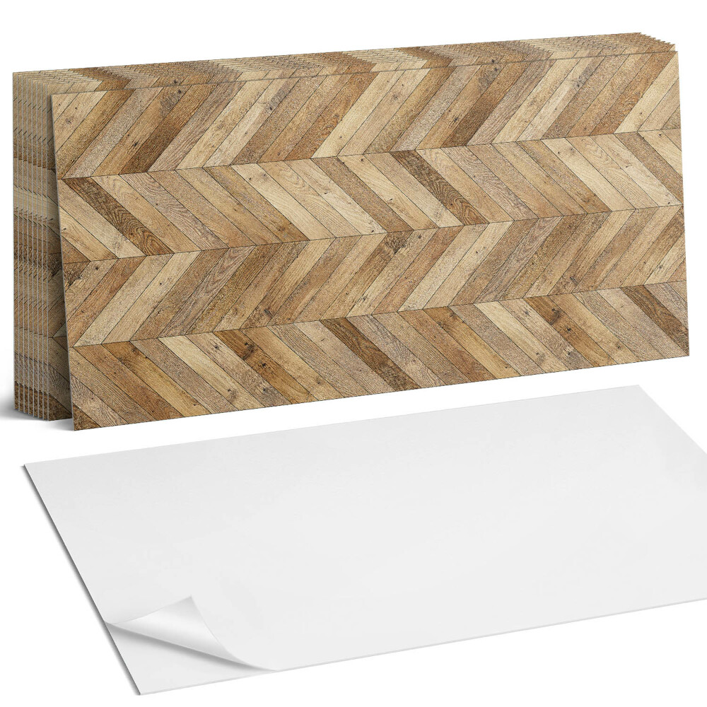 Obkladový panel na stěnu Vzor rybí kosti dřeva