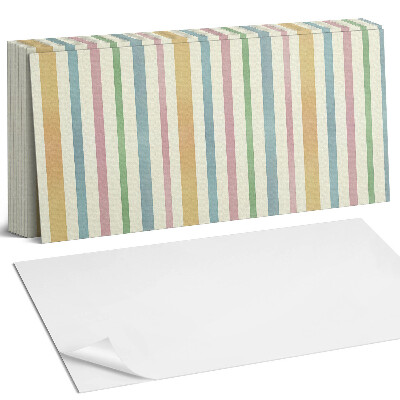 Samolepící panel na zeď Vícebarevné svislé pruhy