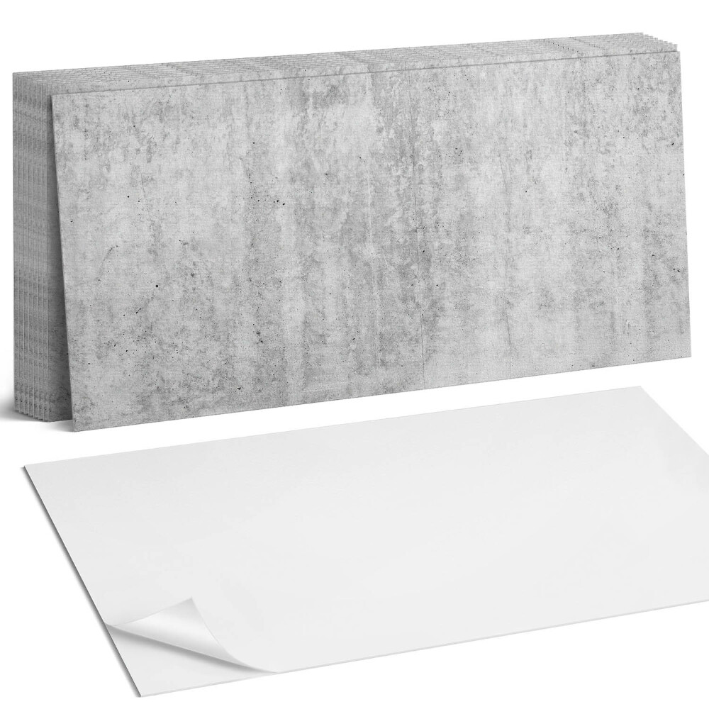 Nástěnný panel za linku Betonová textura se škrábanci