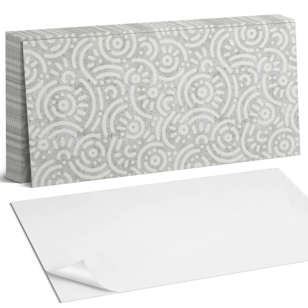 Nástěnný panel za linku Abstraktní čárový vzor