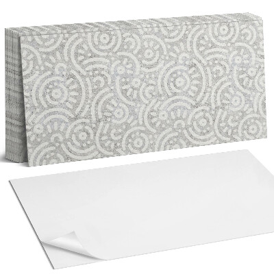 Nástěnný panel za linku Abstraktní čárový vzor