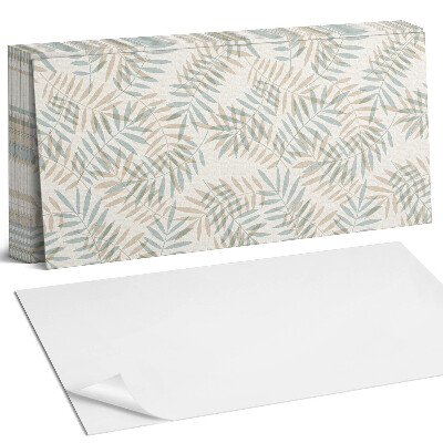 Samolepící panel na zeď Listy v jemném vzoru