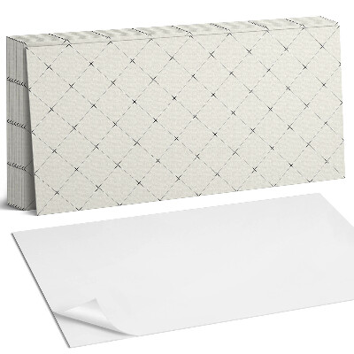 Nástěnný panel za linku Geometrický kosočtverečný vzor