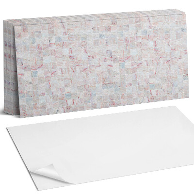 Nástěnný panel do kuchyně Mozaikový vzor ze čtverců