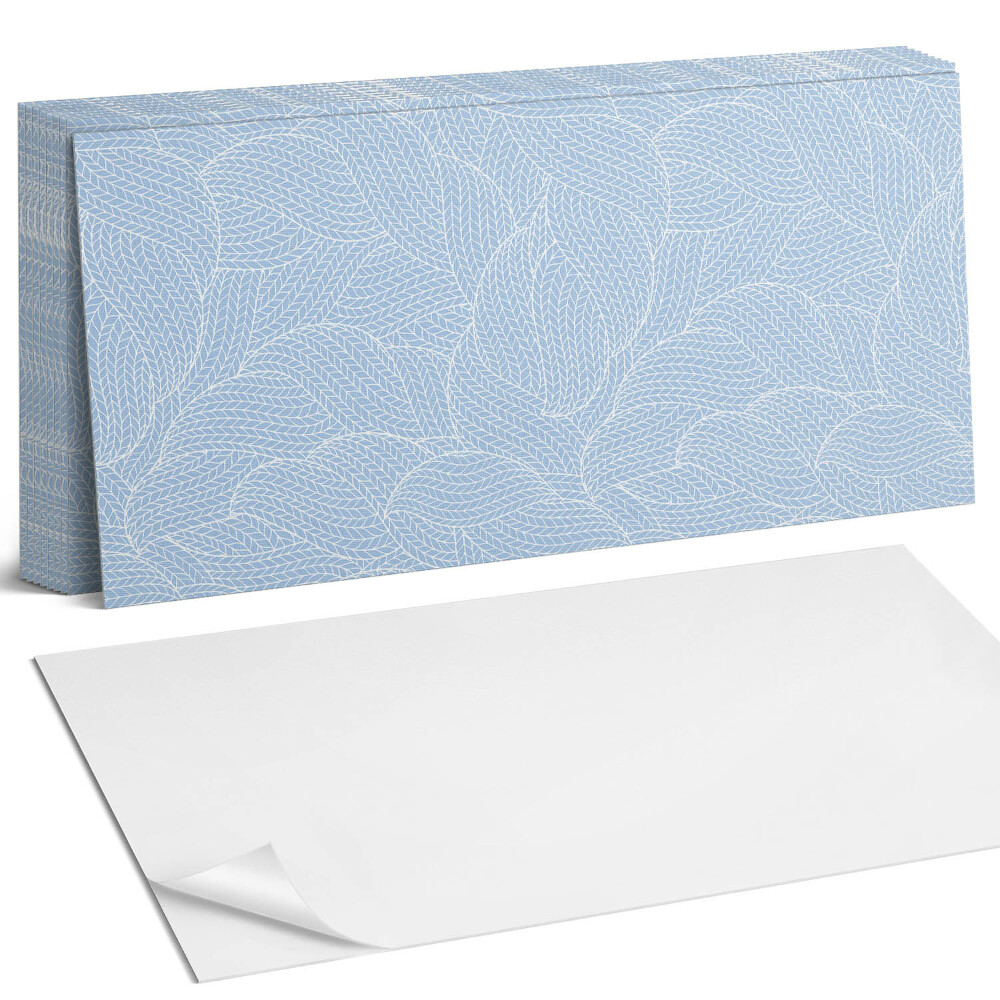 Obkladový panel do kuchyně Listový vzor ve vlnách