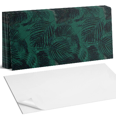 Nástěnný panel do kuchyně Palmové listy na pozadí