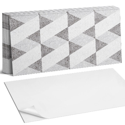 Nástěnný panel do kuchyně Geometrie v kontrastech