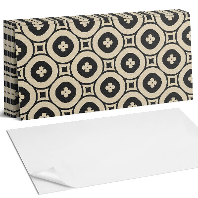 Nástěnný panel za linku Geometrický vzor se čtverci