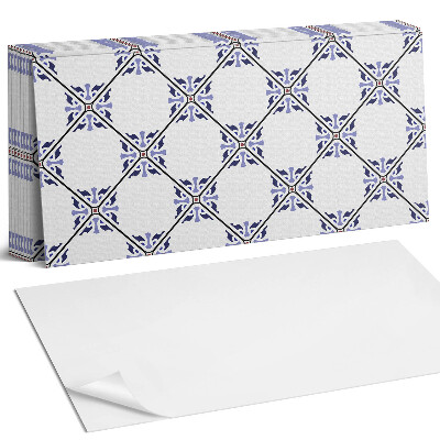 Obkladový panel do kuchyně Vzor s květinovým motivem