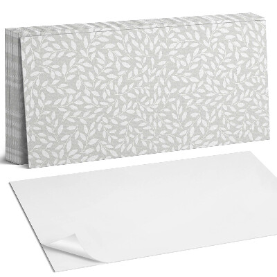 Nástěnný panel za linku Jemný listový vzor