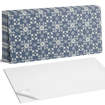 Nástěnný panel za linku Květinový vzor na pozadí