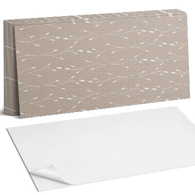 Obkladový panel do kuchyně Jemný rostlinný vzor