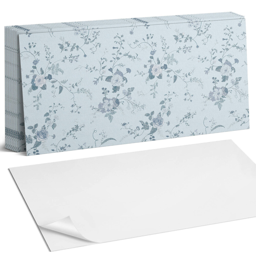 Nástěnný panel do kuchyně Květinový vzor na pozadí