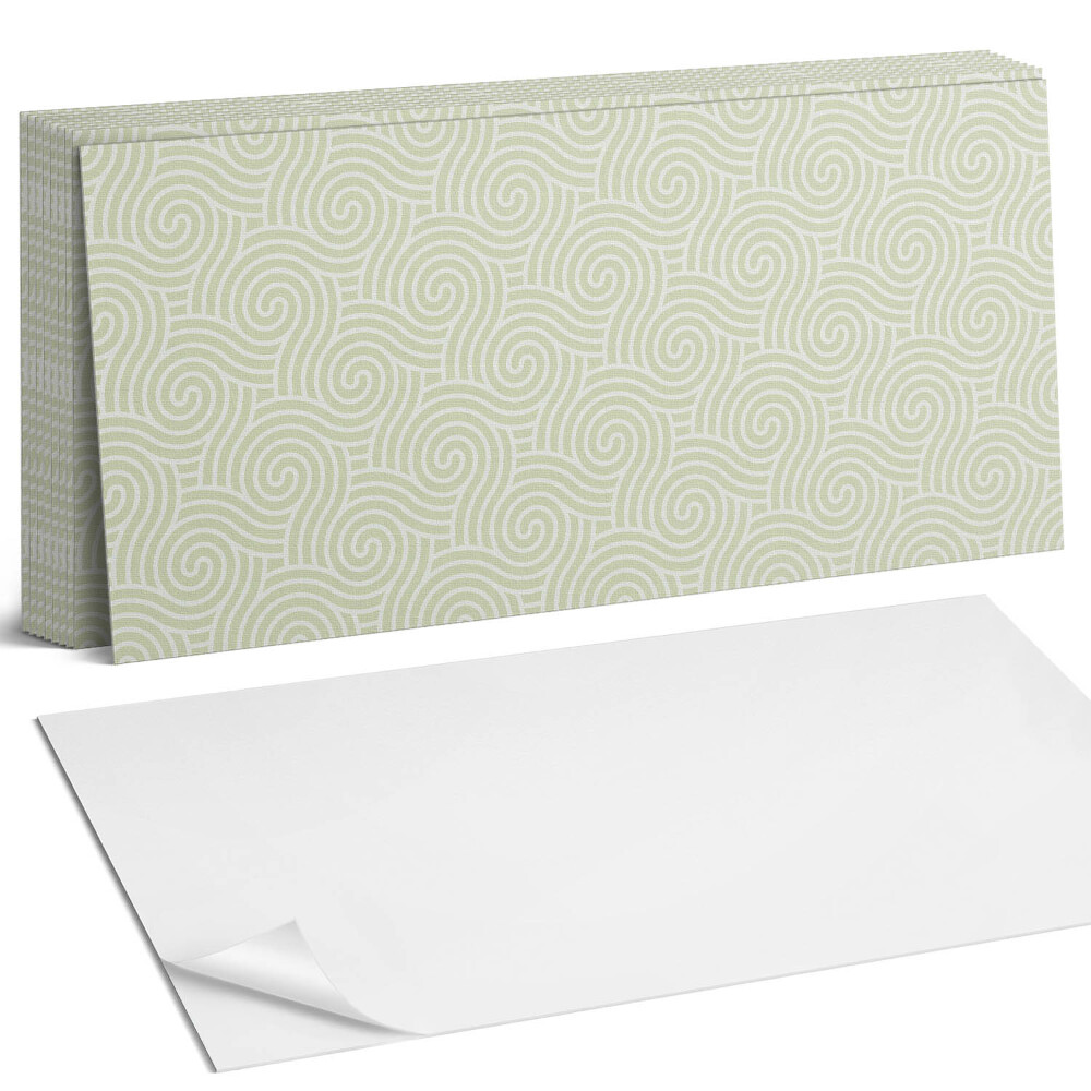 Samolepící panel na zeď Vlny ve spirálovém vzoru