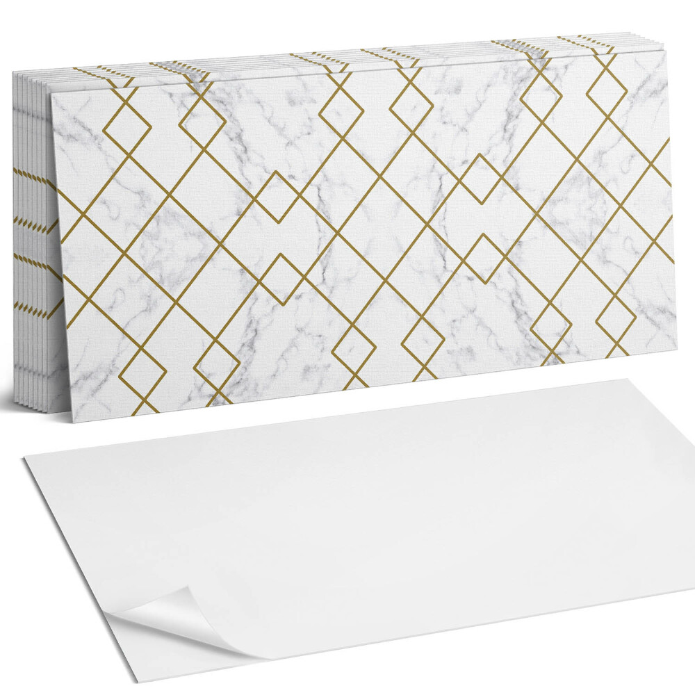 Nástěnný panel za linku Geometrické vzory na pozadí