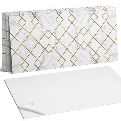 Nástěnný panel za linku Geometrické vzory na pozadí