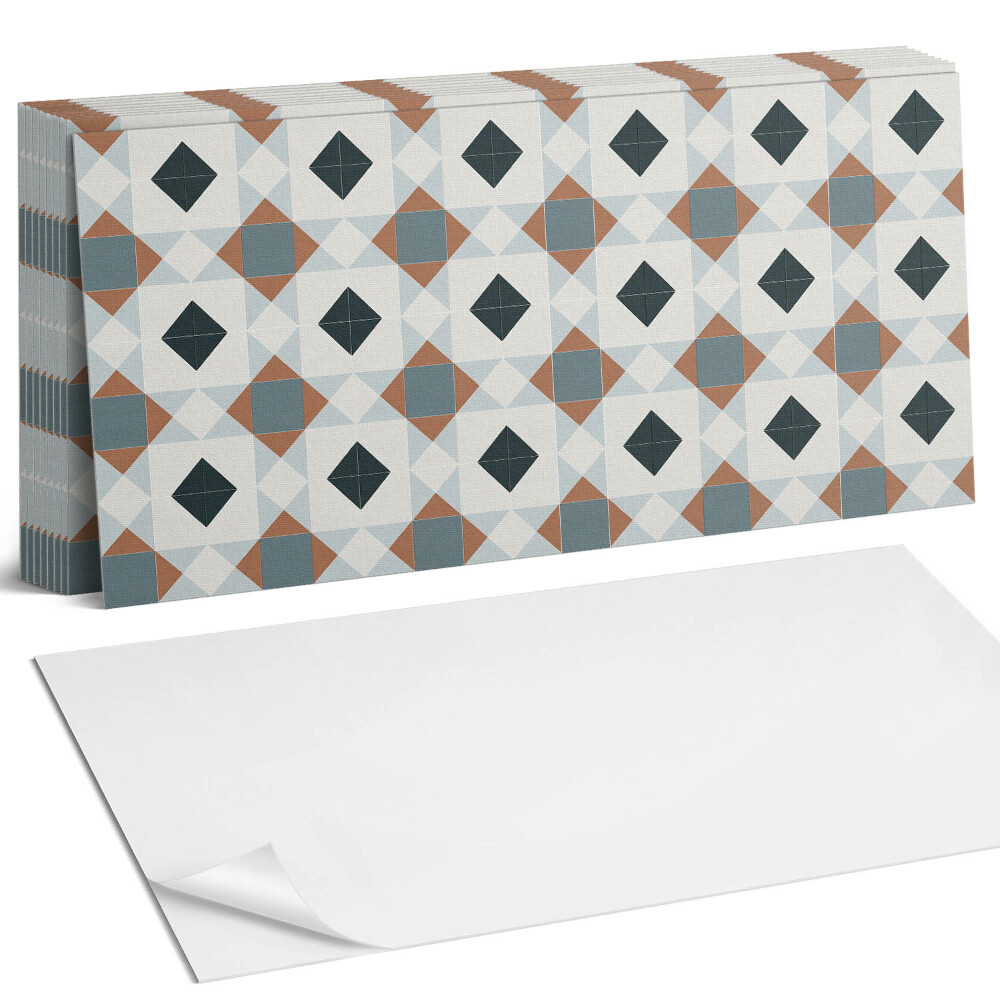 Samolepící panel na zeď Geometrický vzor dlaždic
