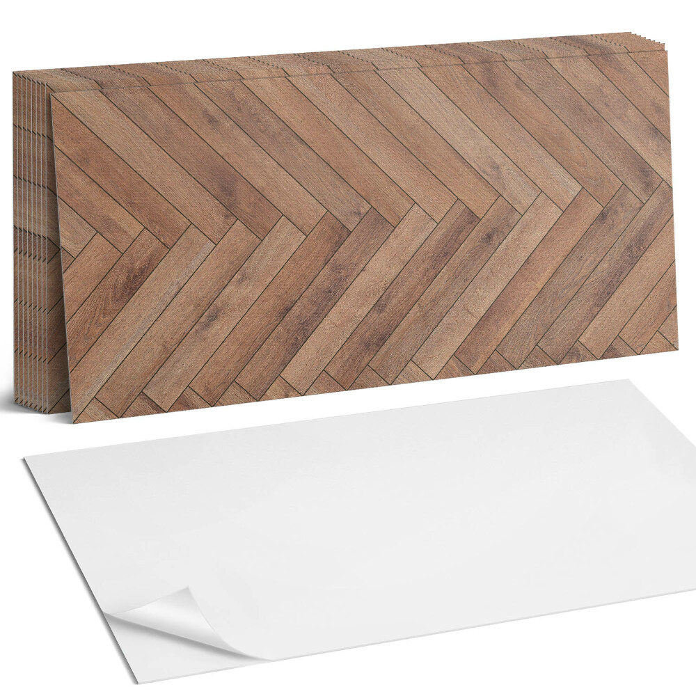 Obkladový panel na stěnu Vzor rybí kosti na desce