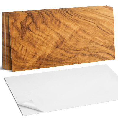 Obkladový panel do kuchyně Přírodní dřevěný vzor