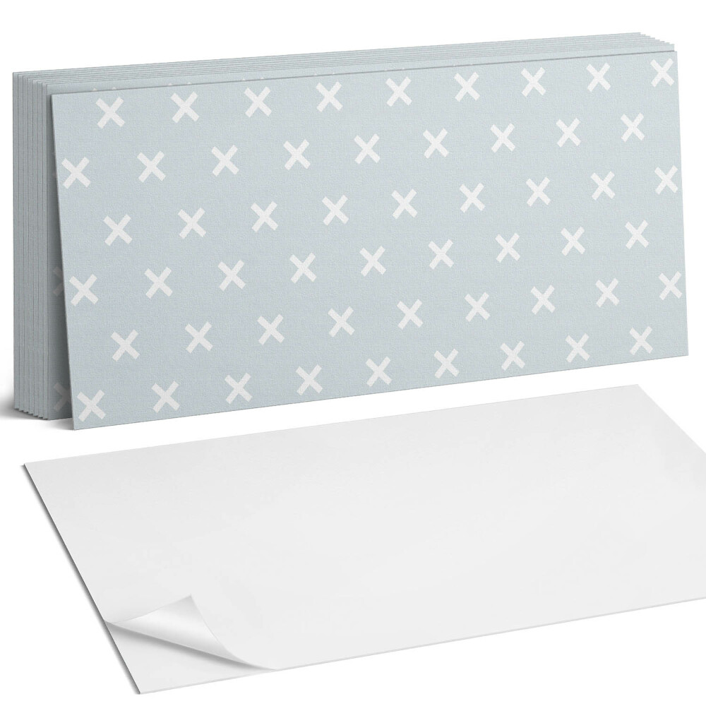 Nástěnný panel za linku Vzor s křížky